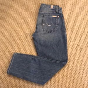 7 for all mankind crop jeans
